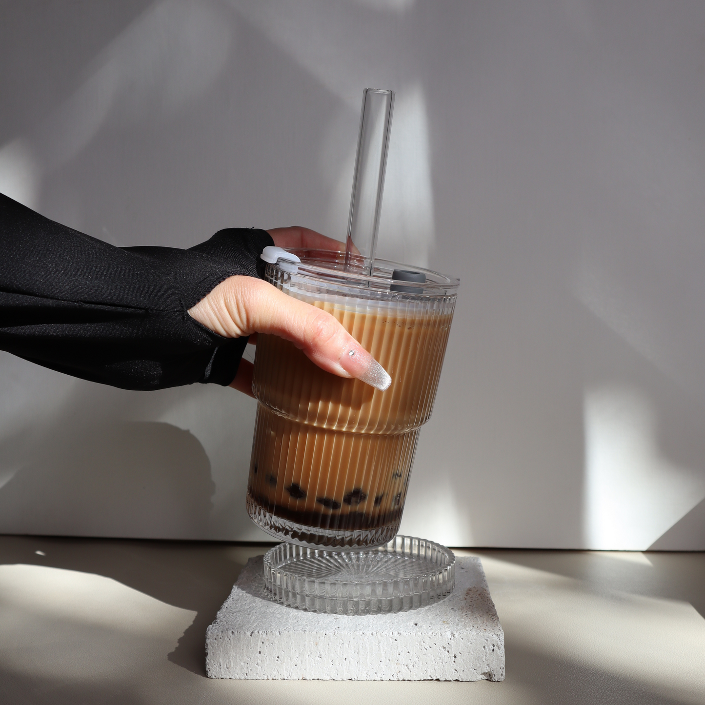 FeelGood Boba Cup™ with Glass Coaster | 450 ml